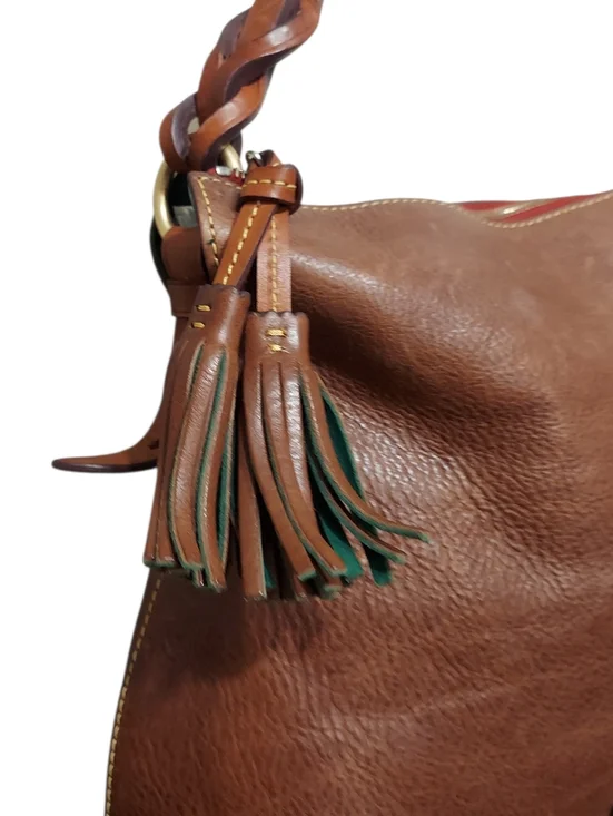 Dooney & Bourke Florentine Twist Strap Zip Hobo Bag - Picture 12 of 16